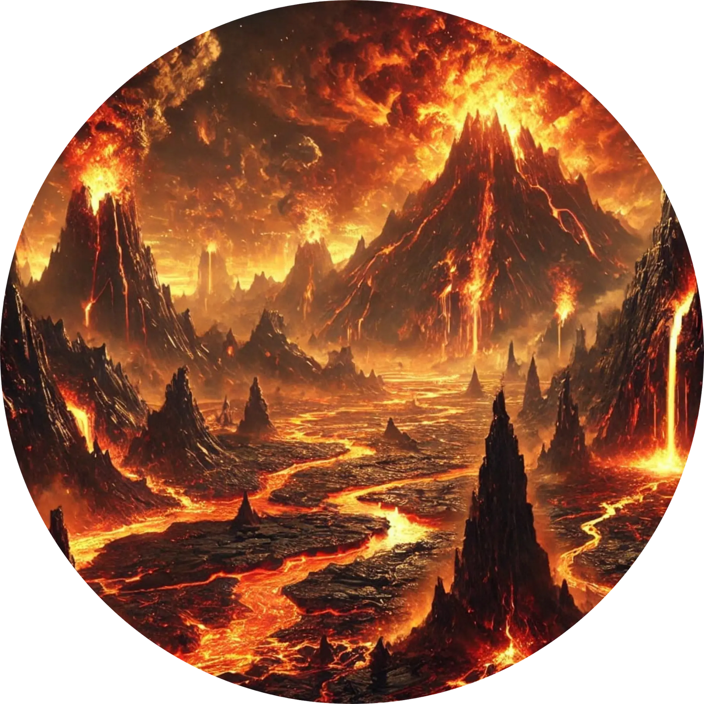 Tortenaufleger Nordische Mythologie – Essbares Fondantbild (Erwachsene, rund ∅ 20 cm) - Tisch&Torte