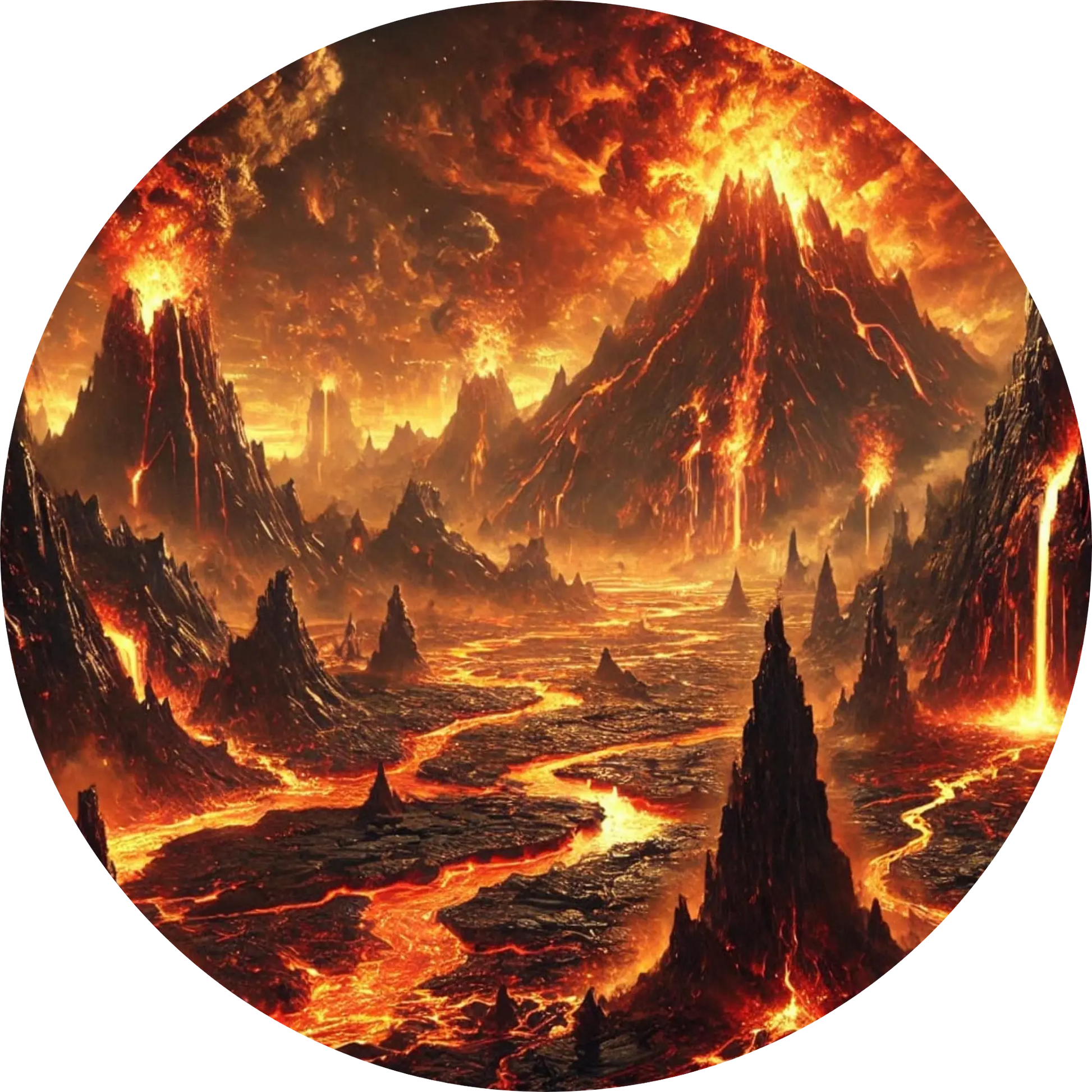 Tortenaufleger Nordische Mythologie – Essbares Fondantbild (Erwachsene, rund ∅ 20 cm) - Tisch&Torte