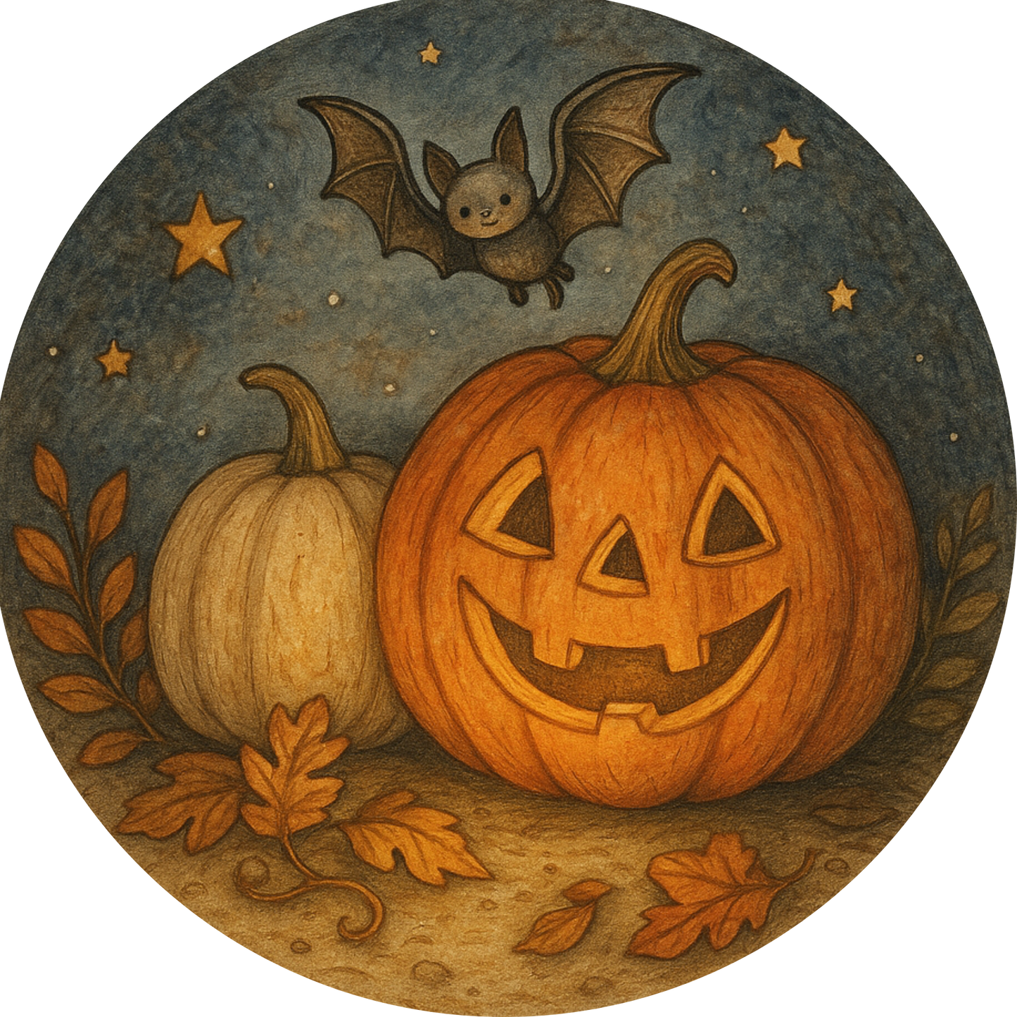 Tortenaufleger Halloween – Essbares Fondantbild (rund ∅ 20 cm) Mein Shop