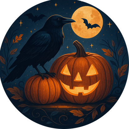 Tortenaufleger Halloween – Essbares Fondantbild (rund ∅ 20 cm) Mein Shop