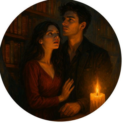 Tortenaufleger "Dark Romance & BookTok" – Essbares Fondantbild (rund ∅ 20 cm) Mein Shop