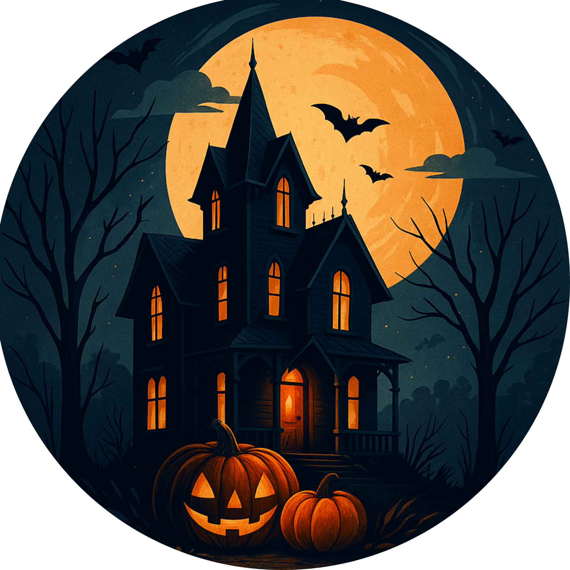 Tortenaufleger Halloween – Essbares Fondantbild (rund ∅ 20 cm) Mein Shop