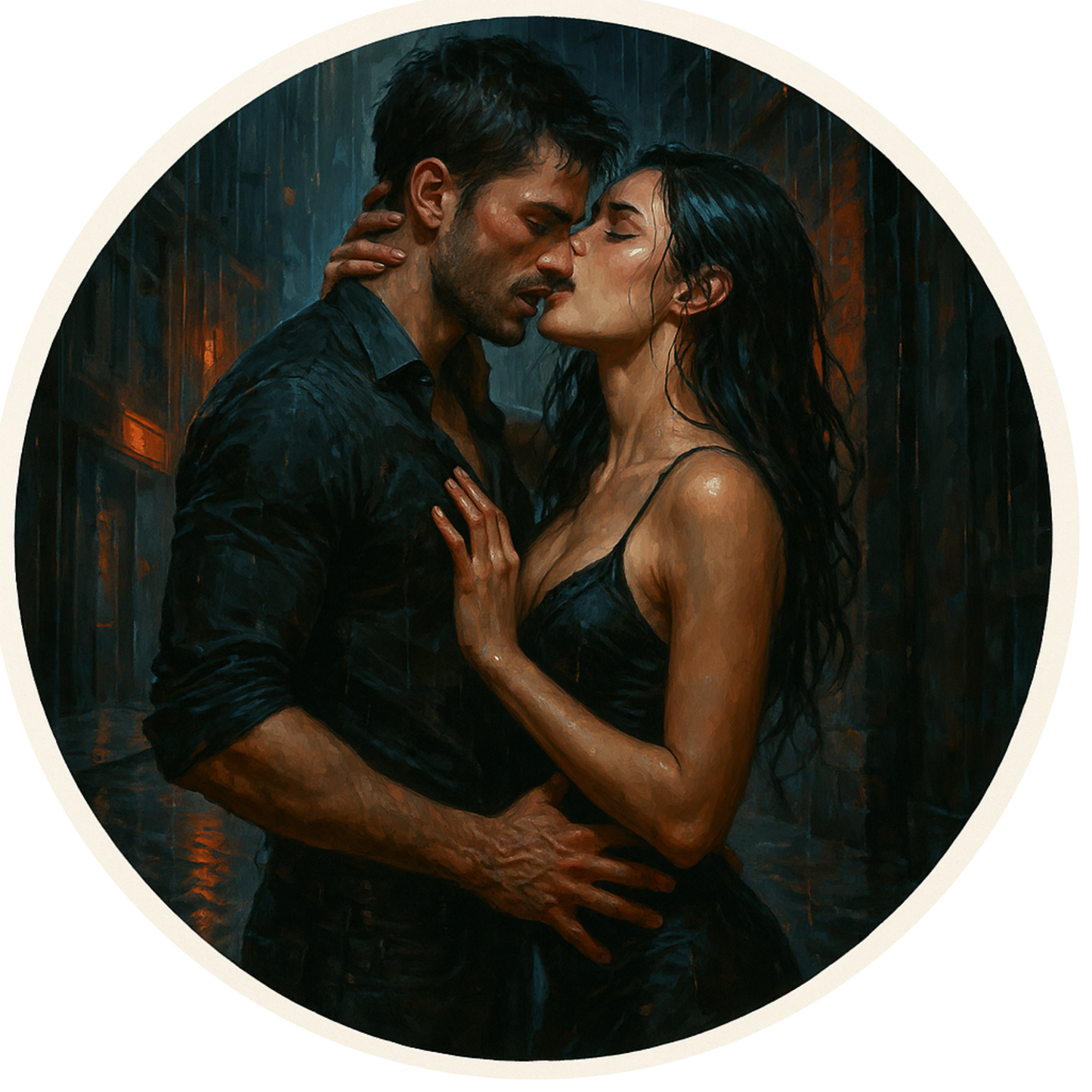 Tortenaufleger "Dark Romance & BookTok" – Essbares Fondantbild (rund ∅ 20 cm) Mein Shop