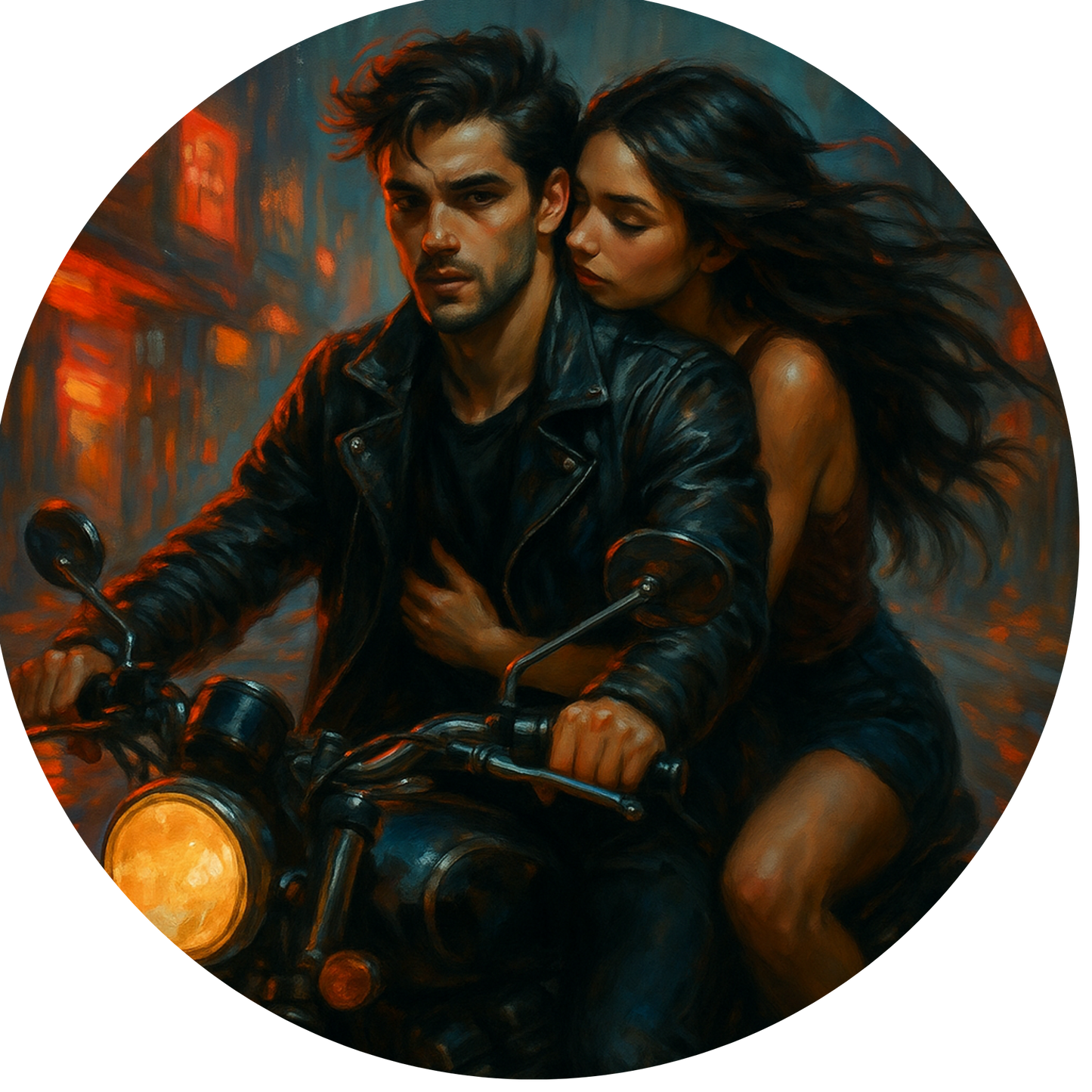 Tortenaufleger "Dark Romance & BookTok" – Essbares Fondantbild (rund ∅ 20 cm) Mein Shop