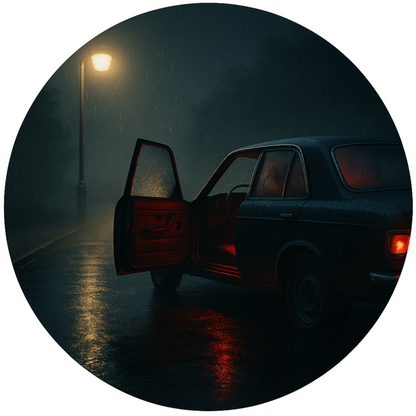 Tortenaufleger „True Crime & Crime“ – Essbares Fondantbild (rund ∅ 20 cm) Mein Shop