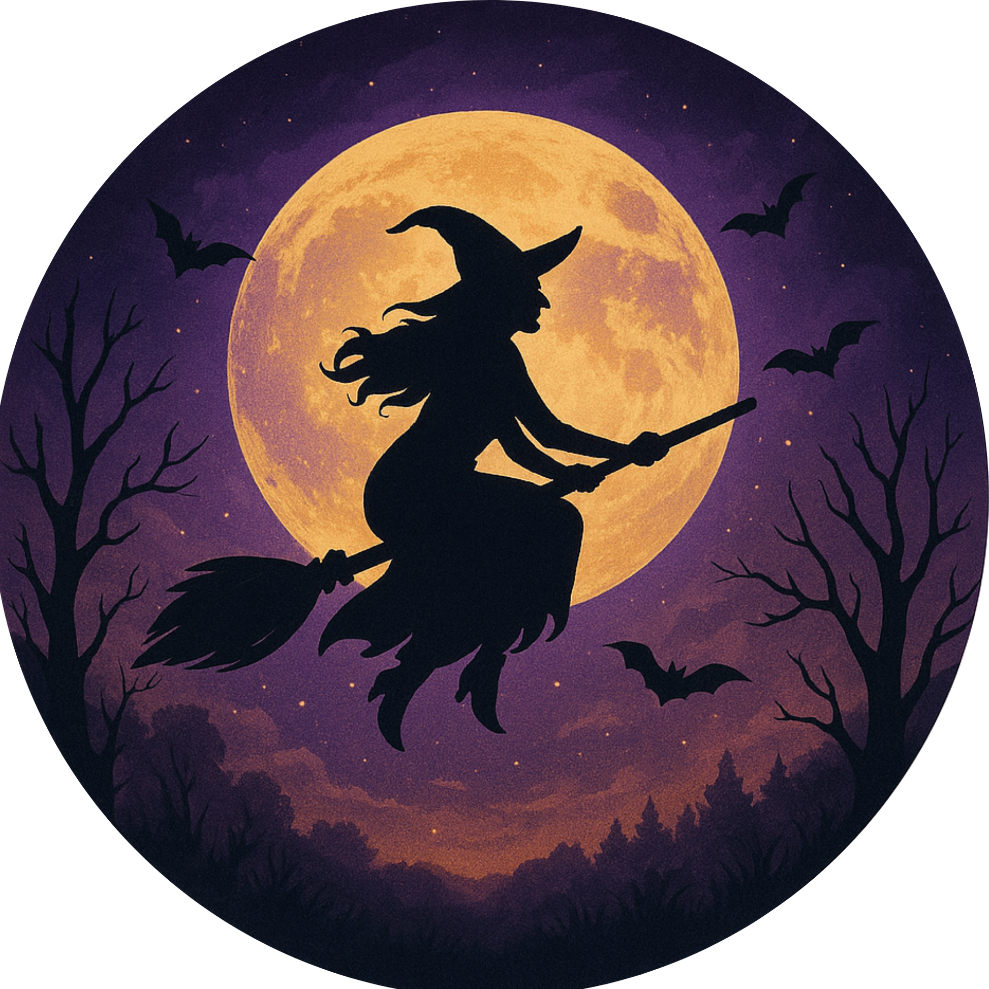 Tortenaufleger Halloween – Essbares Fondantbild (rund ∅ 20 cm) Mein Shop