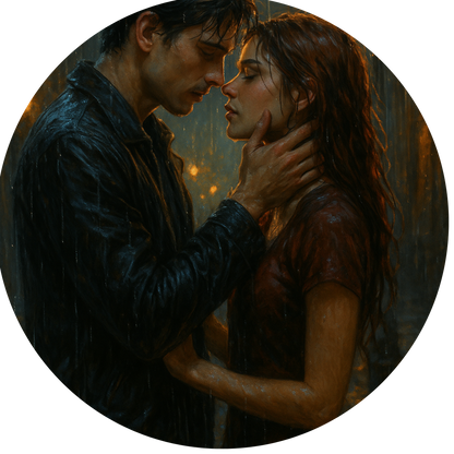 Tortenaufleger "Dark Romance & BookTok" – Essbares Fondantbild (rund ∅ 20 cm) Mein Shop