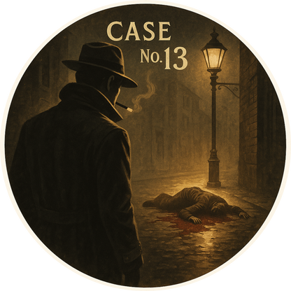 Tortenaufleger „True Crime & Crime“ – Essbares Fondantbild (rund ∅ 20 cm) Mein Shop