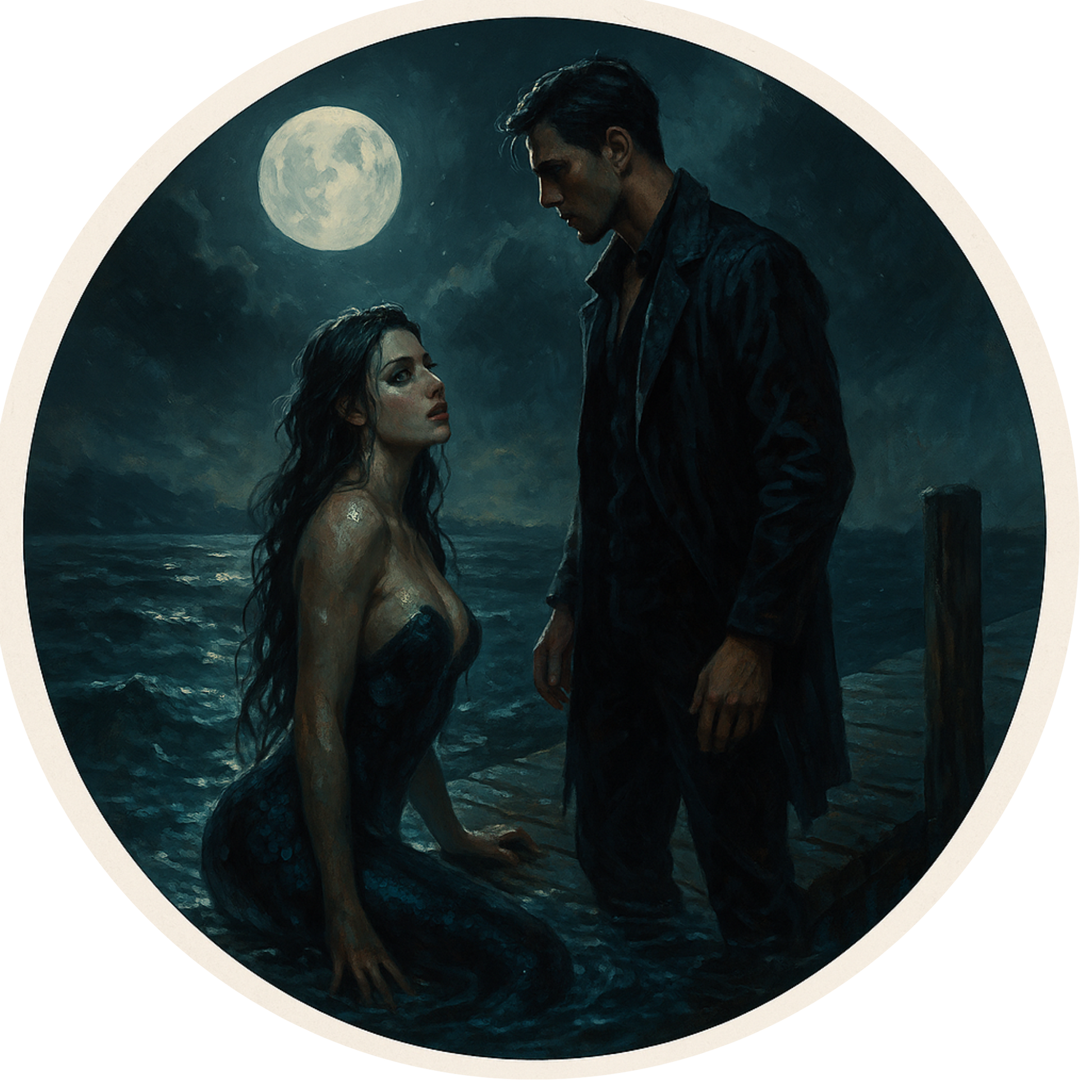 Tortenaufleger "Dark Romance & BookTok" – Essbares Fondantbild (rund ∅ 20 cm) Mein Shop