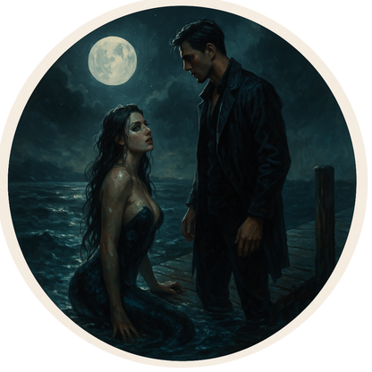 Tortenaufleger "Dark Romance & BookTok" – Essbares Fondantbild (rund ∅ 20 cm) Mein Shop