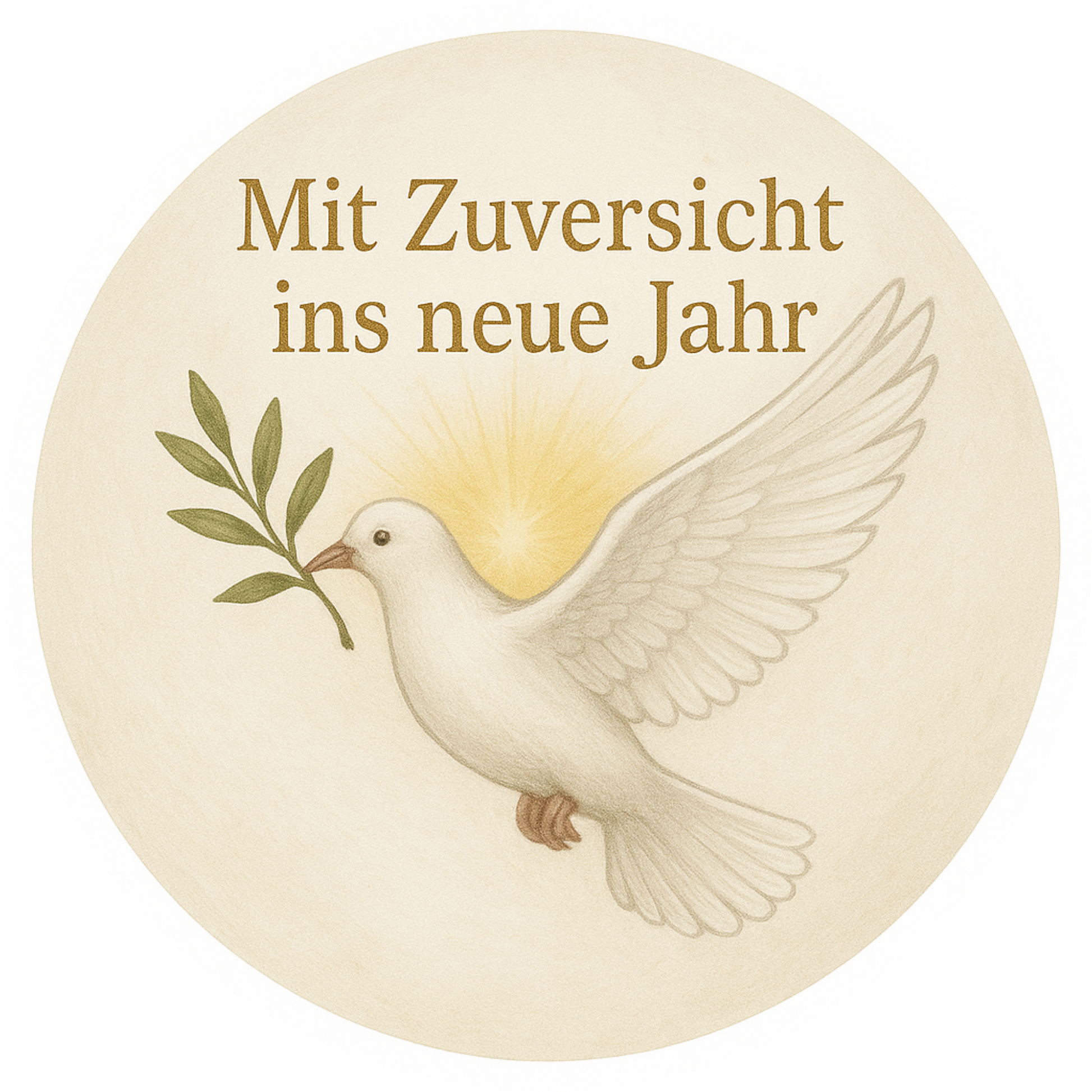 Tortenaufleger „Silvester“ – Essbares Fondantbild (rund ∅ 20 cm) Mein Shop