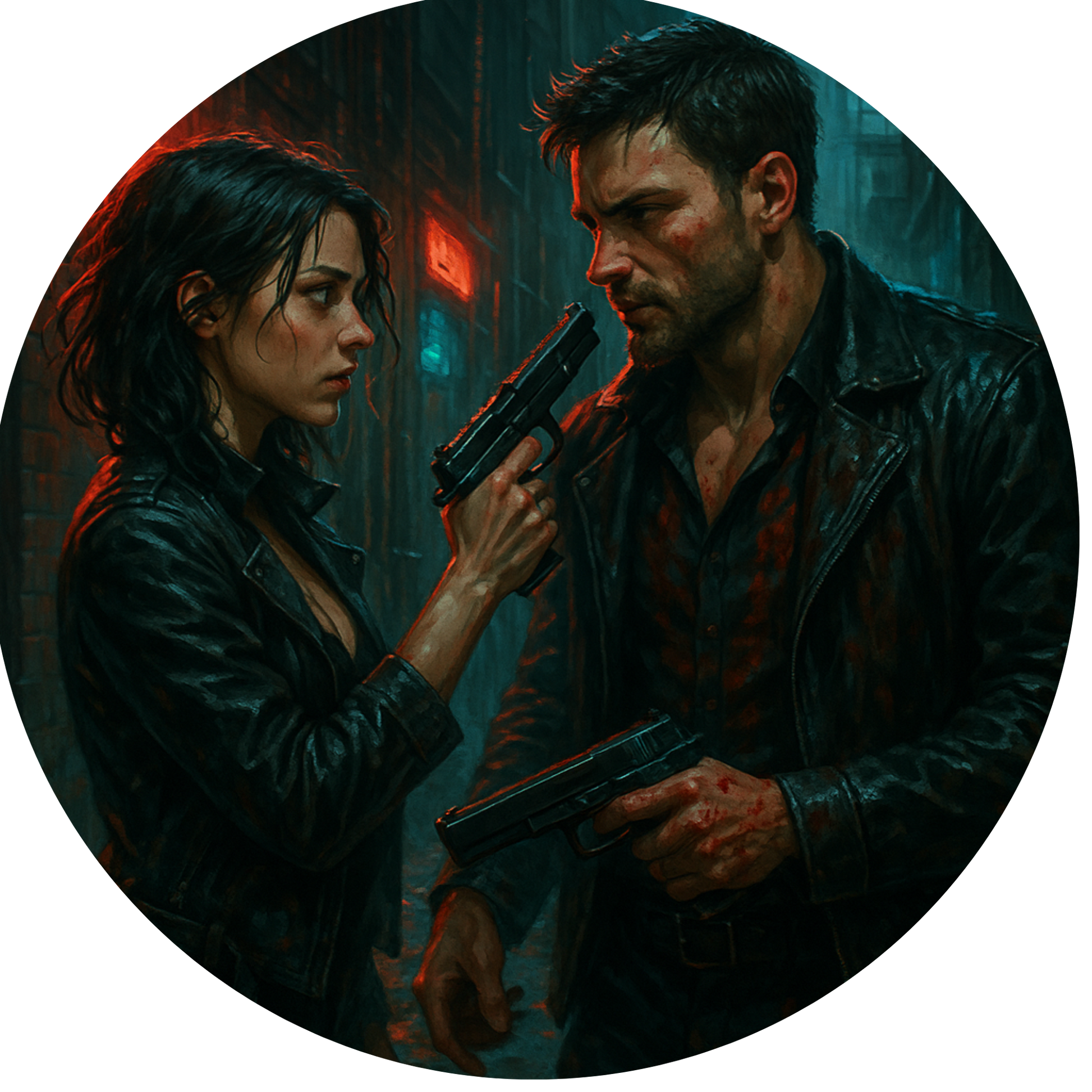 Tortenaufleger "Dark Romance & BookTok" – Essbares Fondantbild (rund ∅ 20 cm) Mein Shop