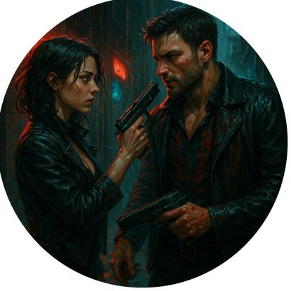 Tortenaufleger "Dark Romance & BookTok" – Essbares Fondantbild (rund ∅ 20 cm) Mein Shop