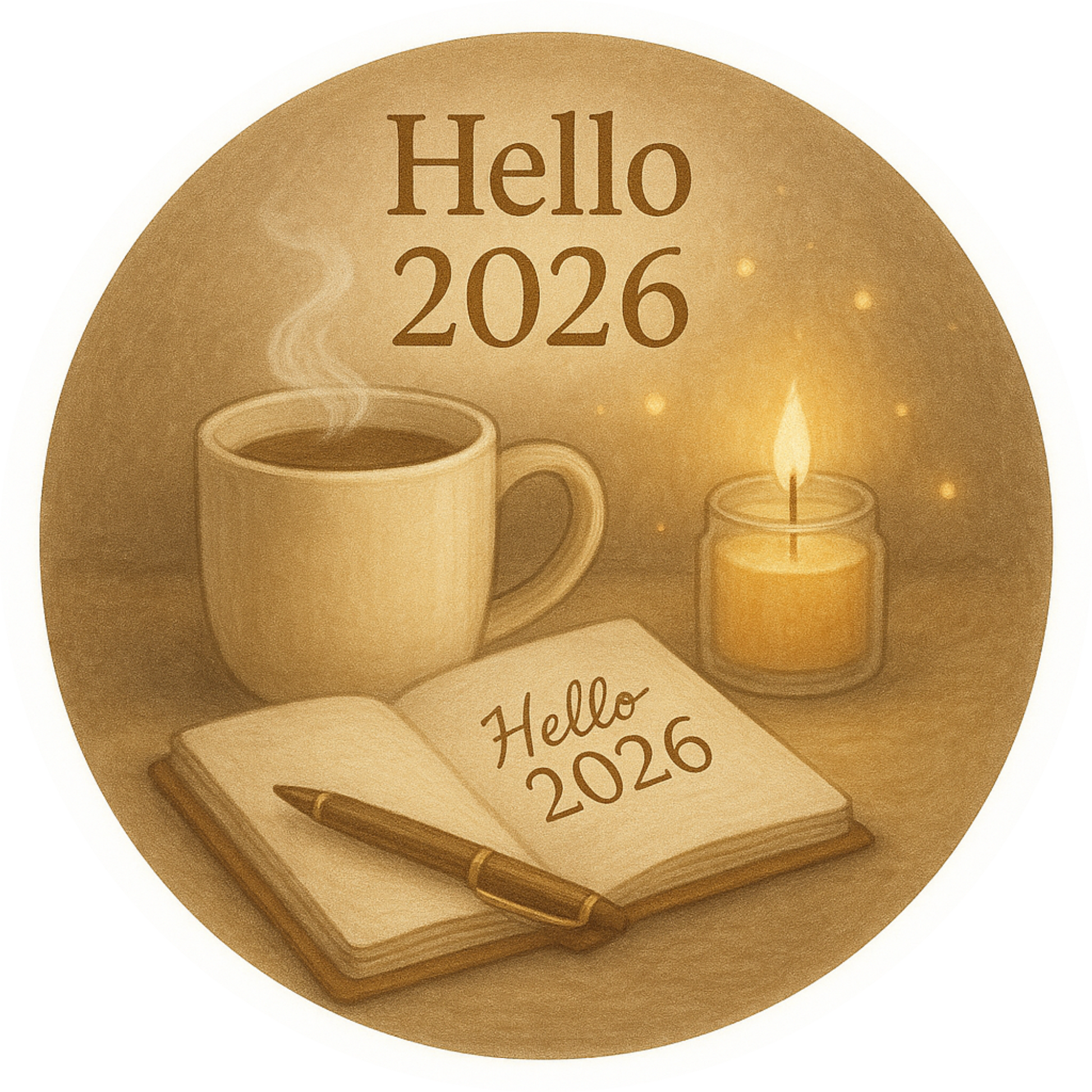 Tortenaufleger „Silvester“ – Essbares Fondantbild (rund ∅ 20 cm) Mein Shop