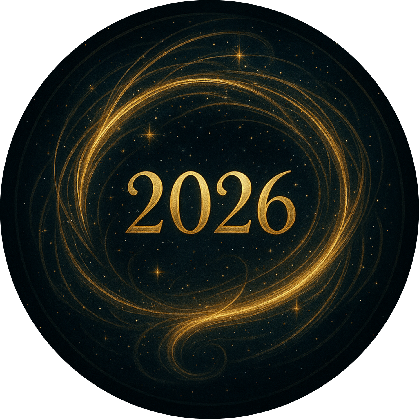 Tortenaufleger „Silvester“ – Essbares Fondantbild (rund ∅ 20 cm) Mein Shop