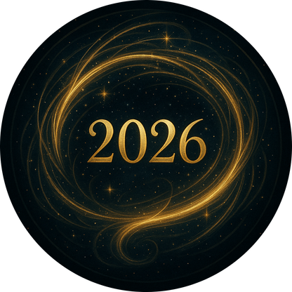 Tortenaufleger „Silvester“ – Essbares Fondantbild (rund ∅ 20 cm) Mein Shop