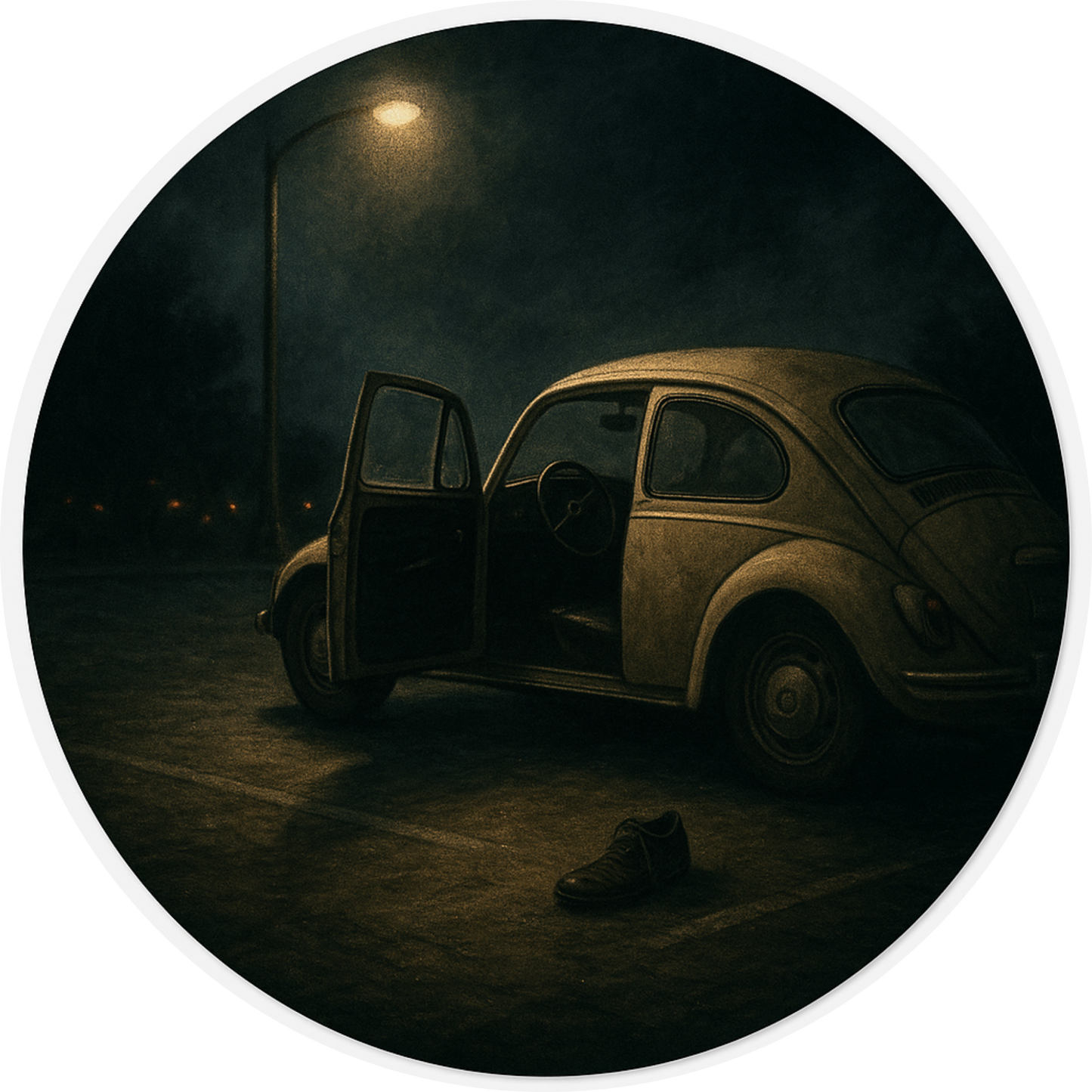 Tortenaufleger „True Crime & Crime“ – Essbares Fondantbild (rund ∅ 20 cm) Mein Shop