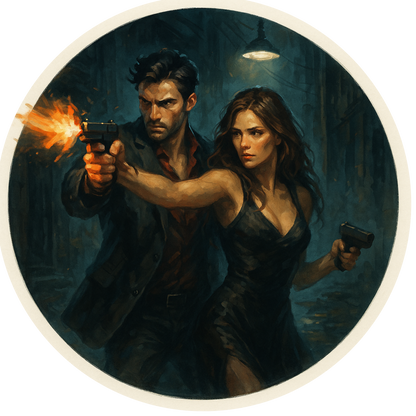 Tortenaufleger "Dark Romance & BookTok" – Essbares Fondantbild (rund ∅ 20 cm) Mein Shop