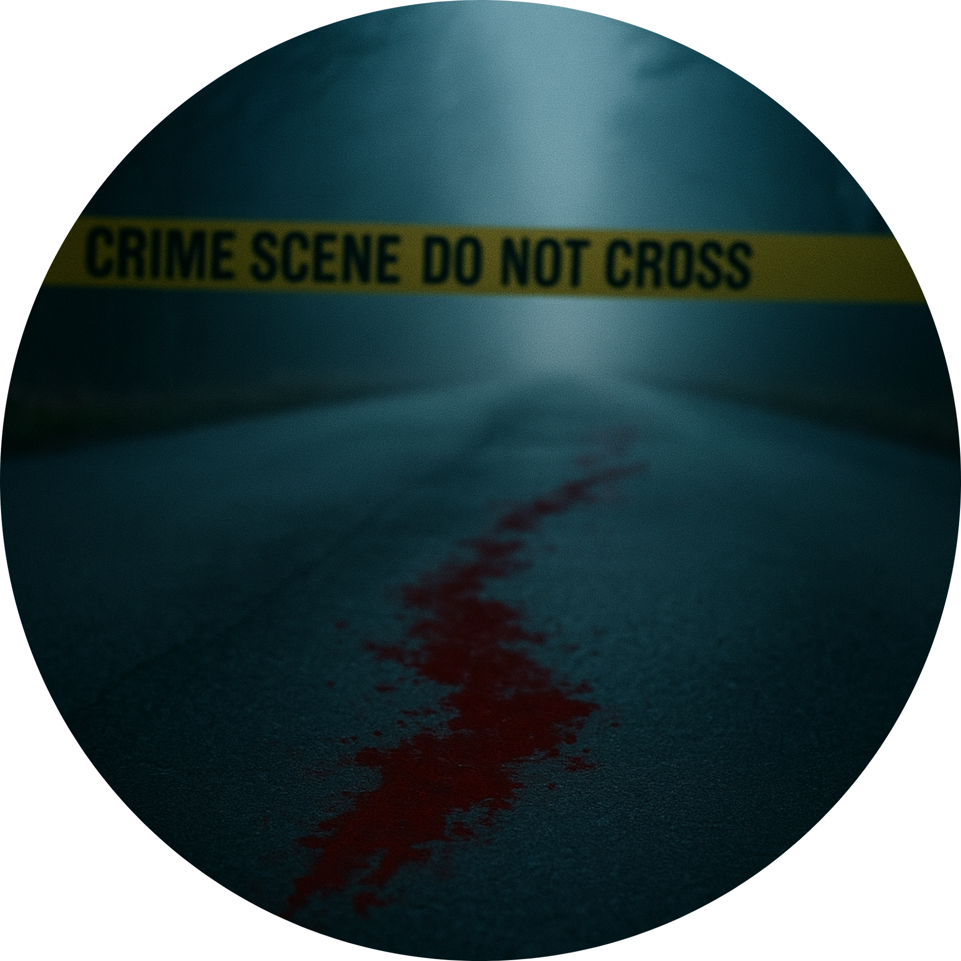 Tortenaufleger „True Crime & Crime“ – Essbares Fondantbild (rund ∅ 20 cm) Mein Shop