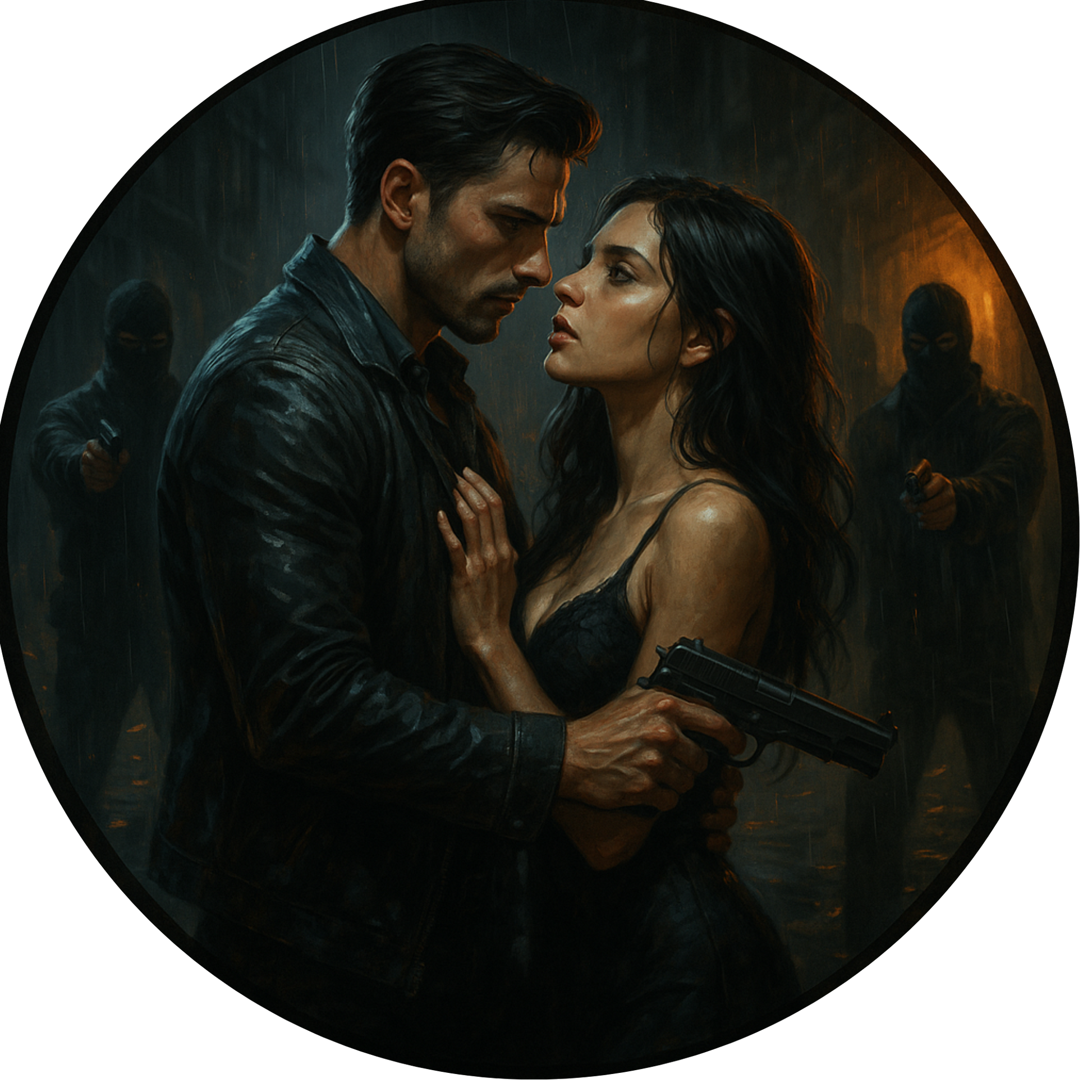 Tortenaufleger "Dark Romance & BookTok" – Essbares Fondantbild (rund ∅ 20 cm) Mein Shop