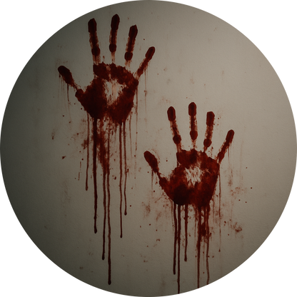 Tortenaufleger „True Crime & Crime“ – Essbares Fondantbild (rund ∅ 20 cm) Mein Shop