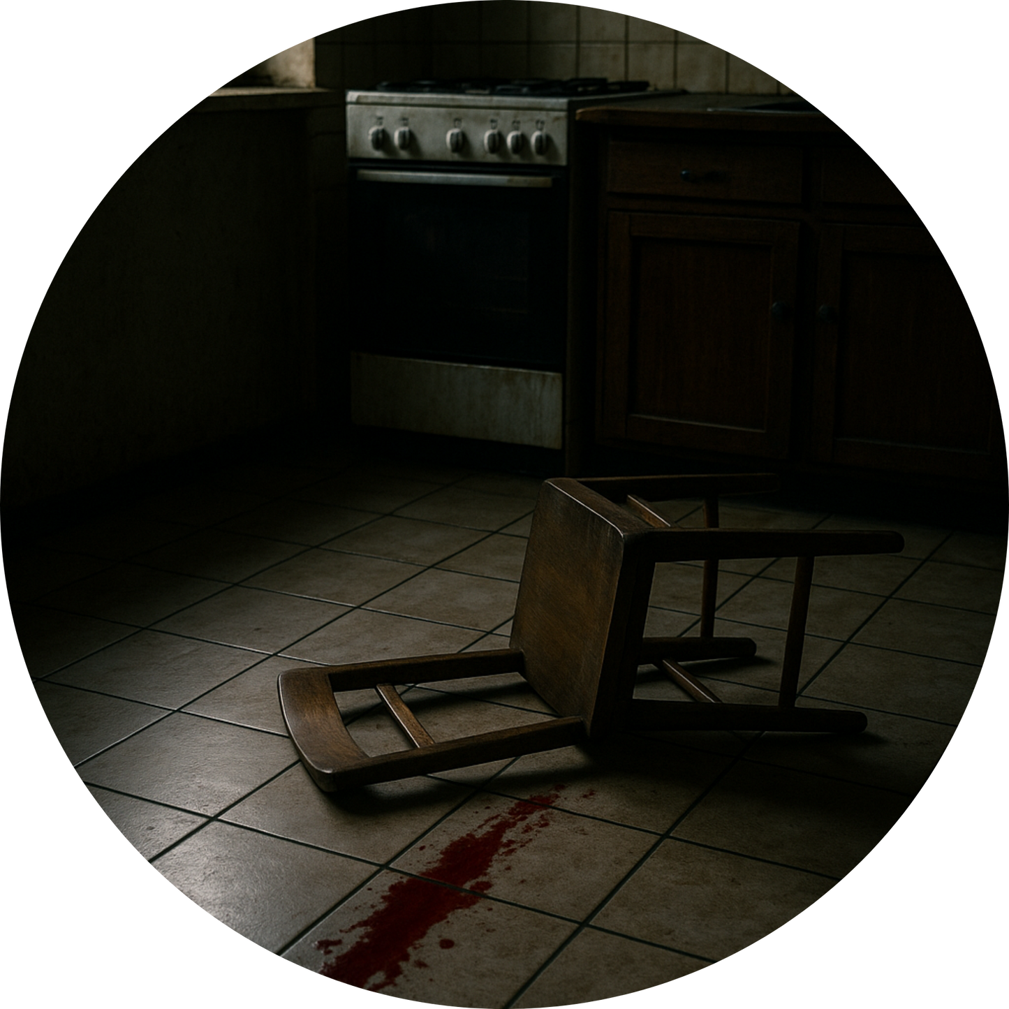 Tortenaufleger „True Crime & Crime“ – Essbares Fondantbild (rund ∅ 20 cm) Mein Shop