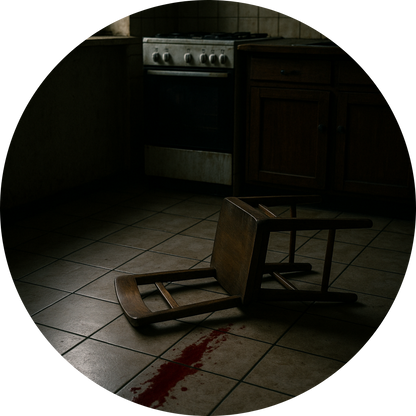 Tortenaufleger „True Crime & Crime“ – Essbares Fondantbild (rund ∅ 20 cm) Mein Shop