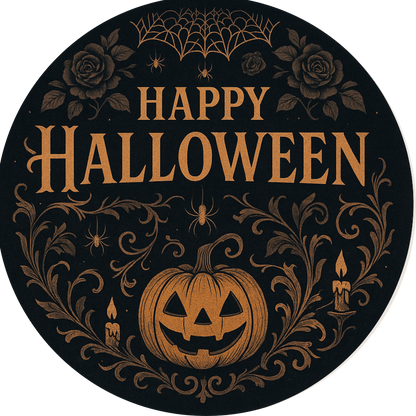 Tortenaufleger Halloween – Essbares Fondantbild (rund ∅ 20 cm) Mein Shop