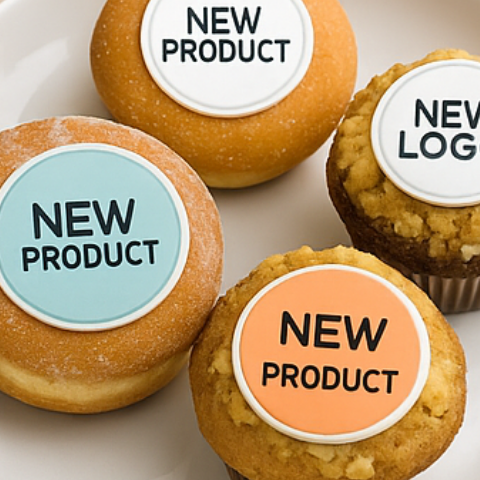 Muffinaufleger XXL mit eigenem Foto – 6er Set | Essbare Fotomotive ∅ 7,6 cm Mein Shop