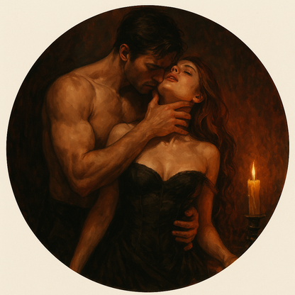 Tortenaufleger "Dark Romance & BookTok" – Essbares Fondantbild (rund ∅ 20 cm) Mein Shop