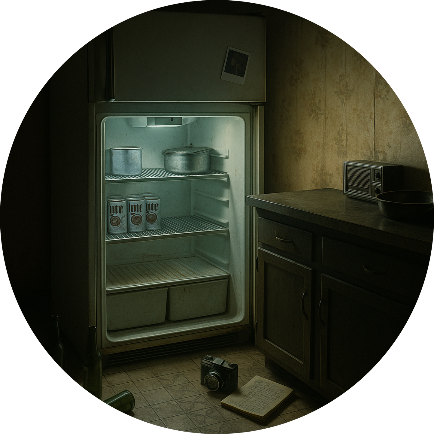 Tortenaufleger „True Crime & Crime“ – Essbares Fondantbild (rund ∅ 20 cm) Mein Shop