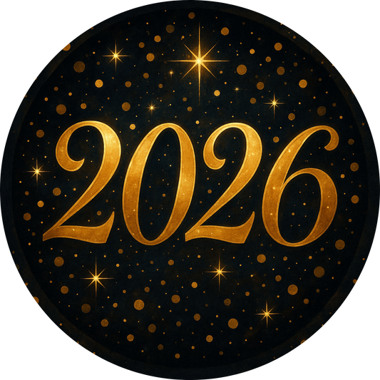 Tortenaufleger „Silvester“ – Essbares Fondantbild (rund ∅ 20 cm) Mein Shop