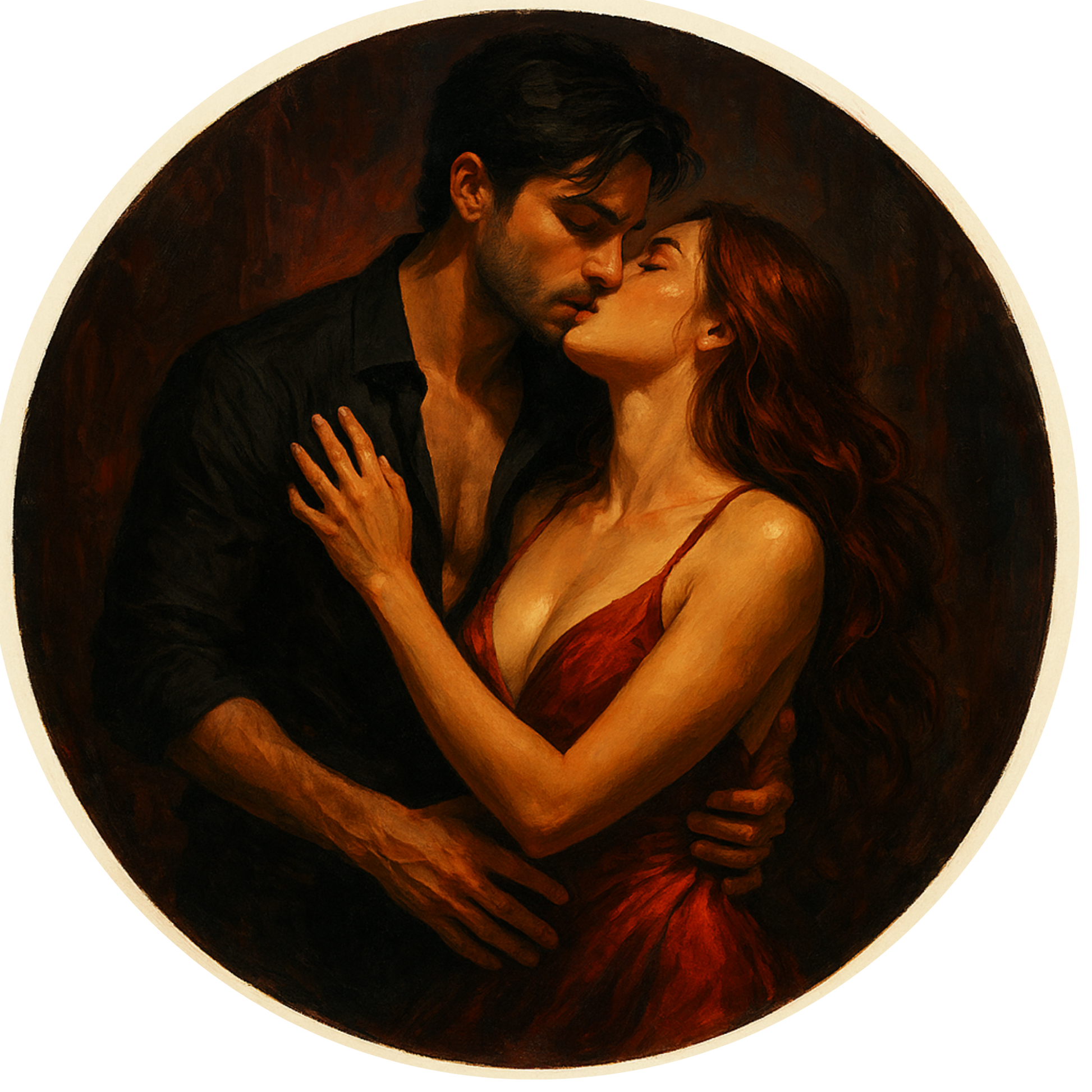 Tortenaufleger "Dark Romance & BookTok" – Essbares Fondantbild (rund ∅ 20 cm) Mein Shop