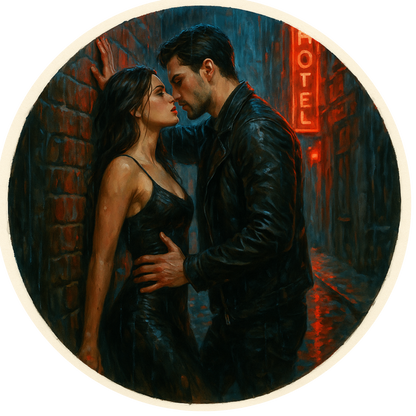 Tortenaufleger "Dark Romance & BookTok" – Essbares Fondantbild (rund ∅ 20 cm) Mein Shop