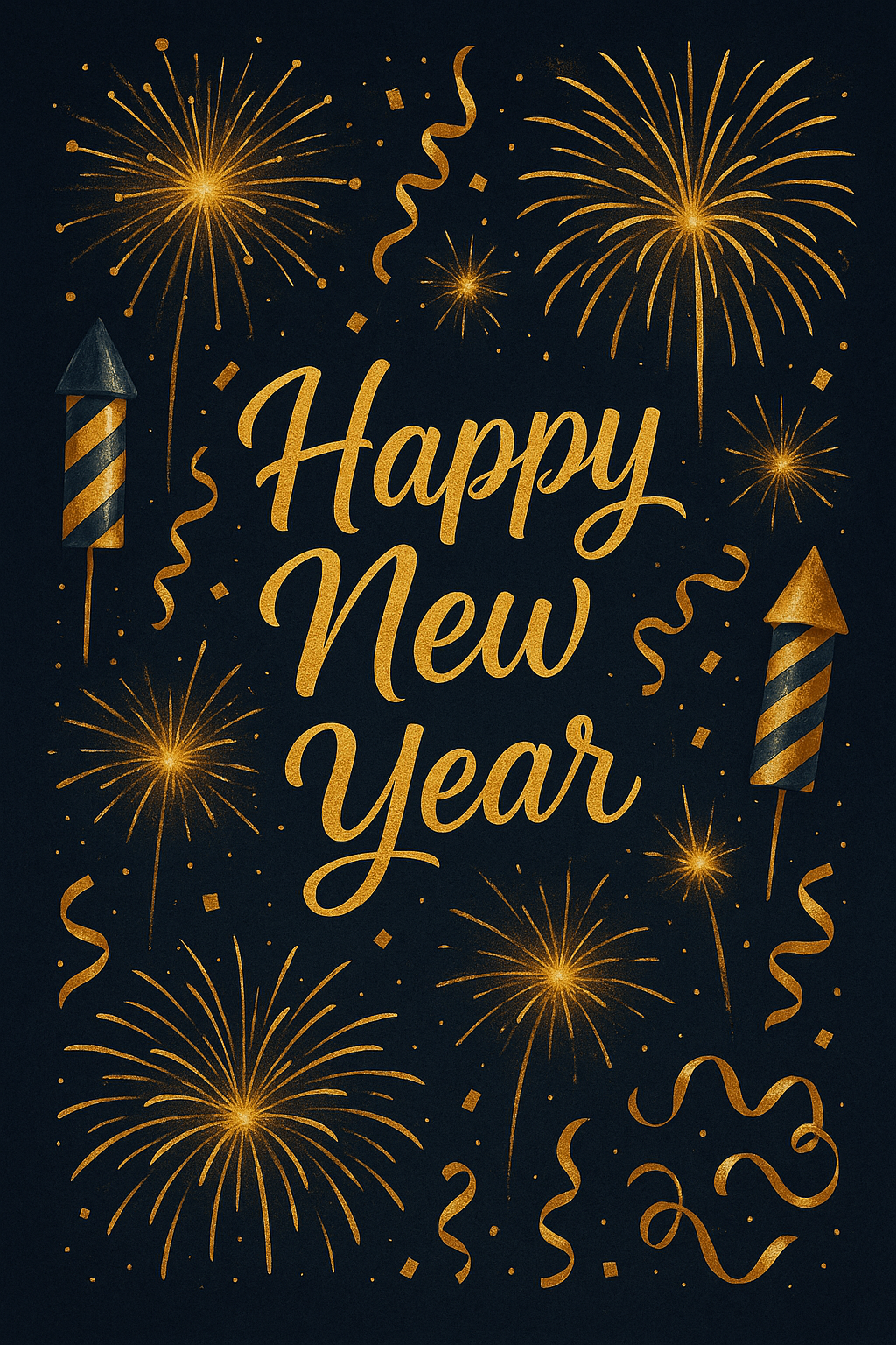 Tortenaufleger Silvester – Essbares Fondantbild (Erwachsene, DIN A4) Mein Shop