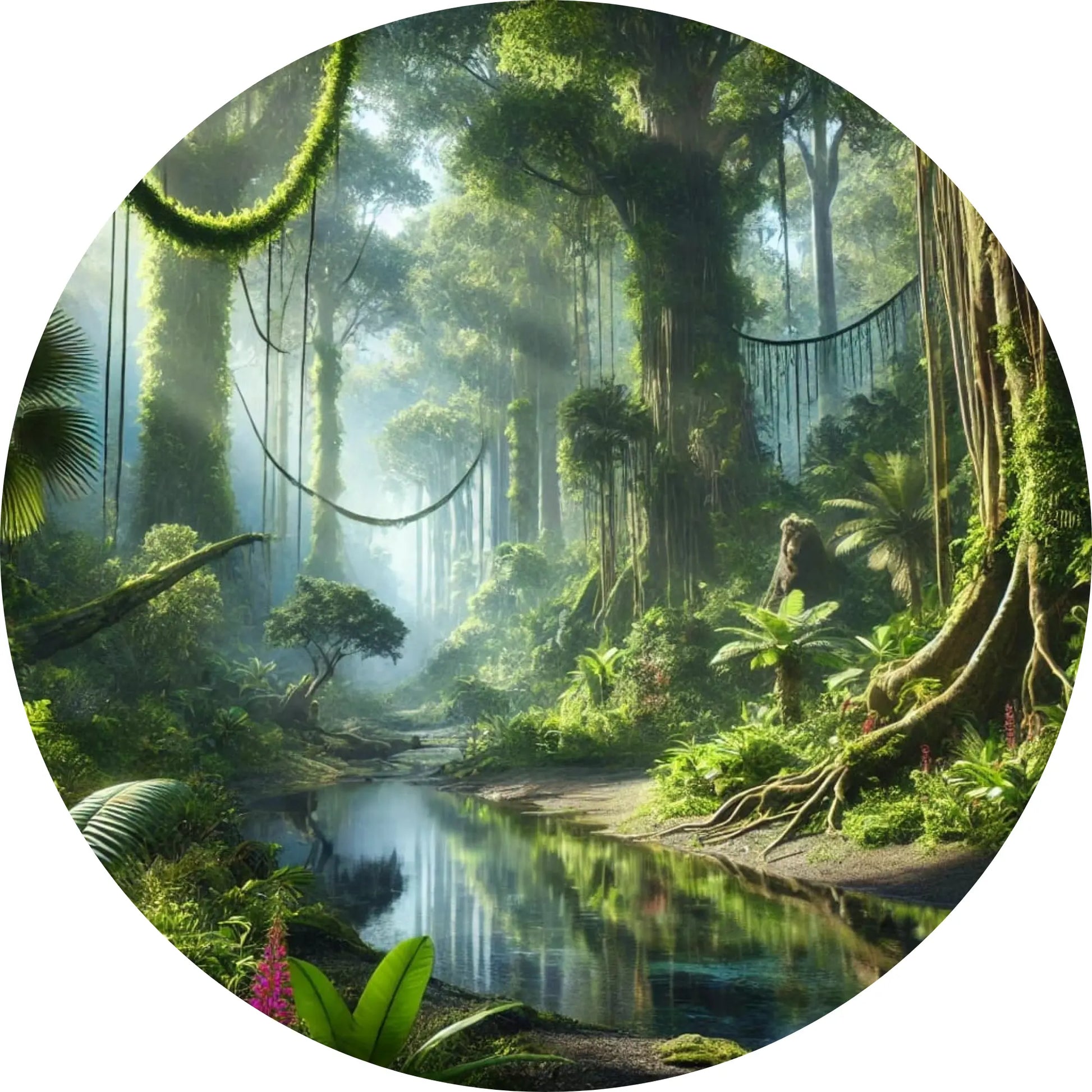 Tortenaufleger Natur & Jahreszeiten – Essbares Fondantbild (Erwachsene, rund ∅ 20 cm) - Tisch&Torte