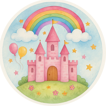 Tortenaufleger Kindergeburtstag-Motive – Essbares Fondantbild (Kinder & Teenies, rund ∅ 20 cm) Tisch&Torte